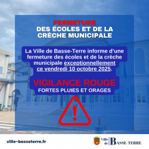 Vigilance rouge : fermeture école 
